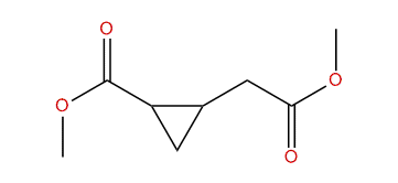 (E)-Methyl 2-(2-methoxy-2-oxoethyl)-cyclopropanecarboxylate